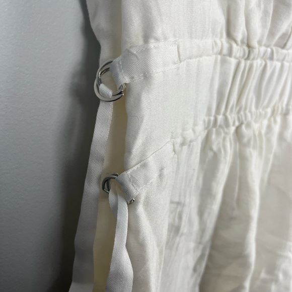 NWT Sea New York Women's Sleeveless V Neck Mini Dress White Size 4 Designer - Picture 4 of 6